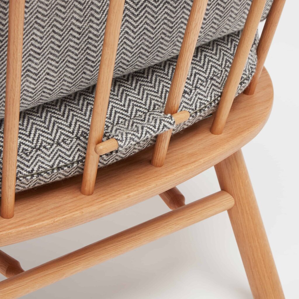 Hardy Armchair Close Up in Oak