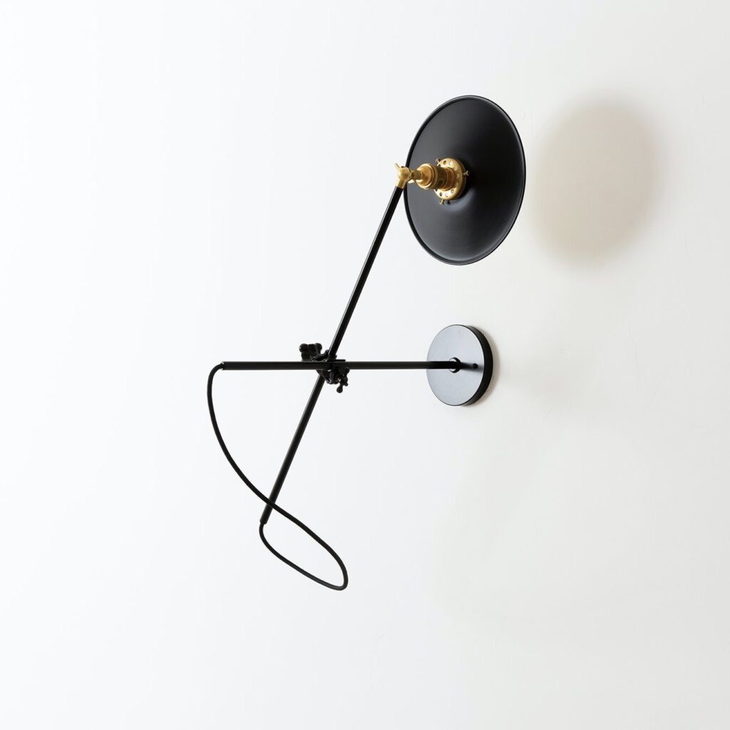 Workstead Industrial black wall lamp