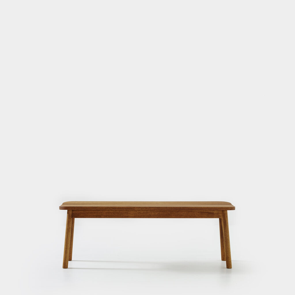 iroko outdoor bench 1.3m