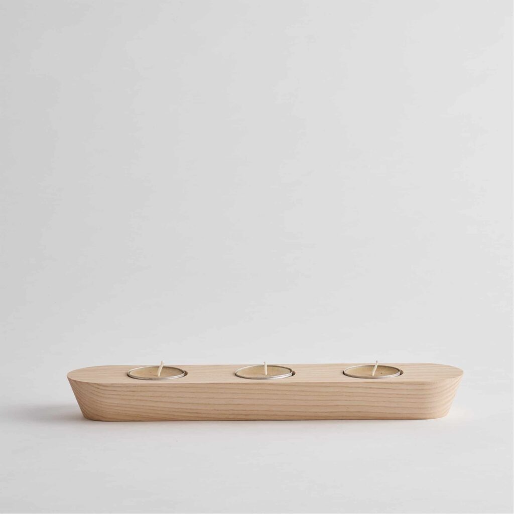 Yeshen Venema ash tea light holder