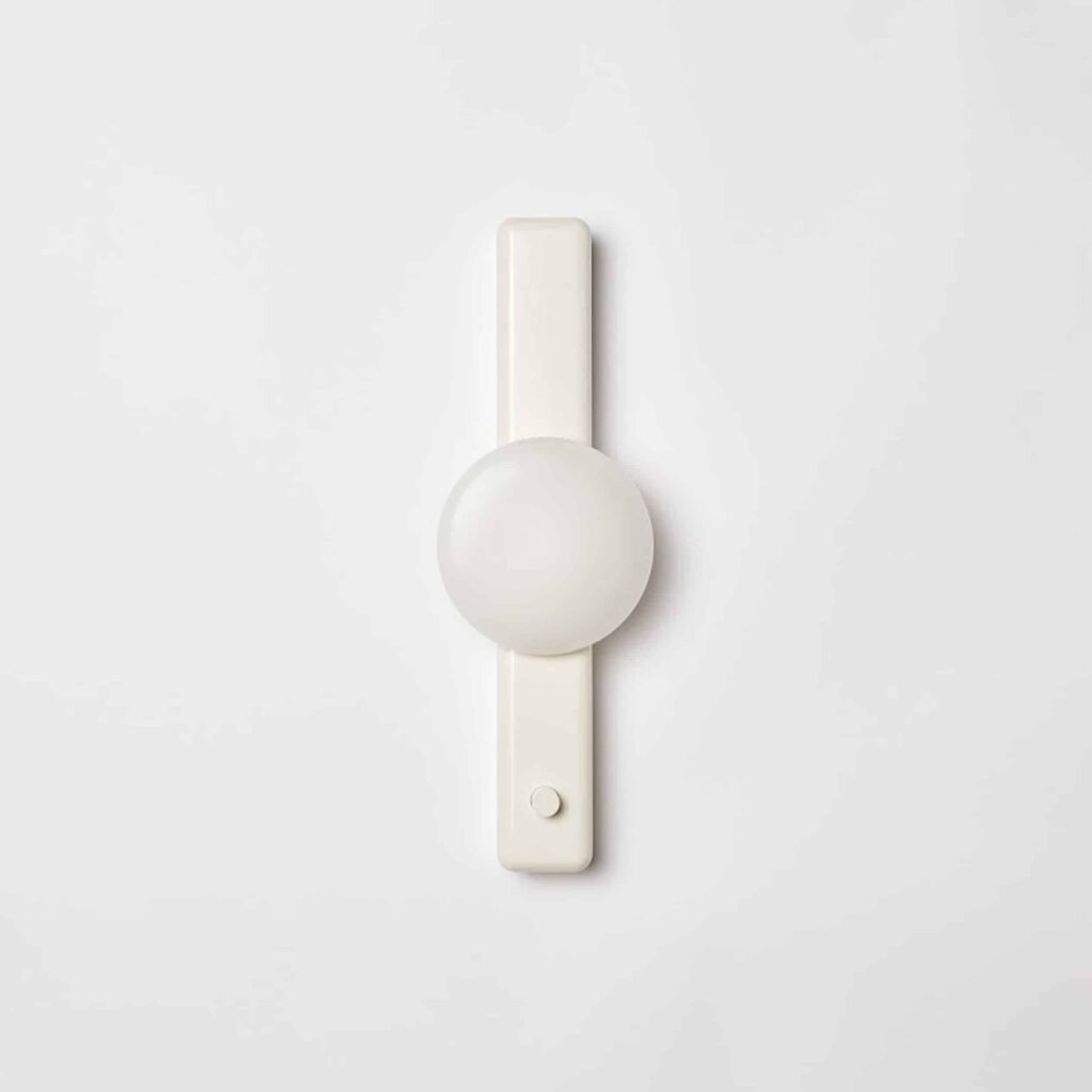Workstead Park II White Enamel Wall Light